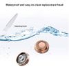 Replacement Heads Compatible with Finishing Touch Flawless Facial Hair Removal Tool for Women (Shaver Head 4PCS + Velvet Bag + Brush 2PCS)