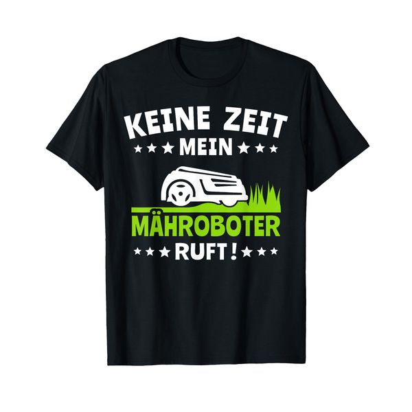Robot Lawnmower Sayings Lawn Whisperer Garden Small Garden Mower T-Shirt