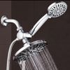 AquaDance® Multi-Setting Chrome Rainfall Shower Head Combo