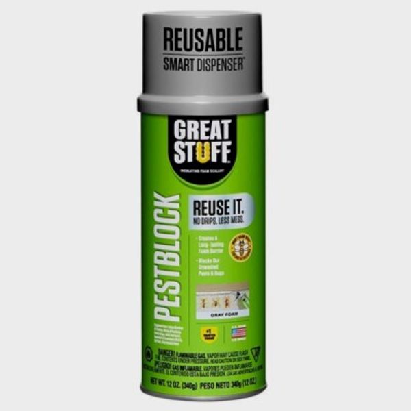 Great Stuff PESTBLOCK Smart Dispenser Gray Polyurethane Insulating Foam Sealant