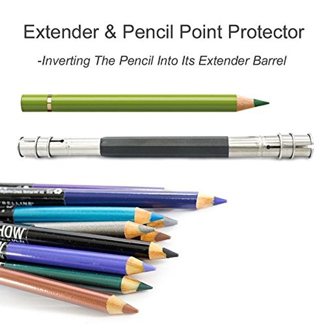 10 Pcs Adjustable Pencil Extender Holder Sketch School Office Art Write  Tool Pen
