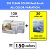 Kuretake Zig Clean Color Brush Set, Smoky Colours, 30 Colours Set B