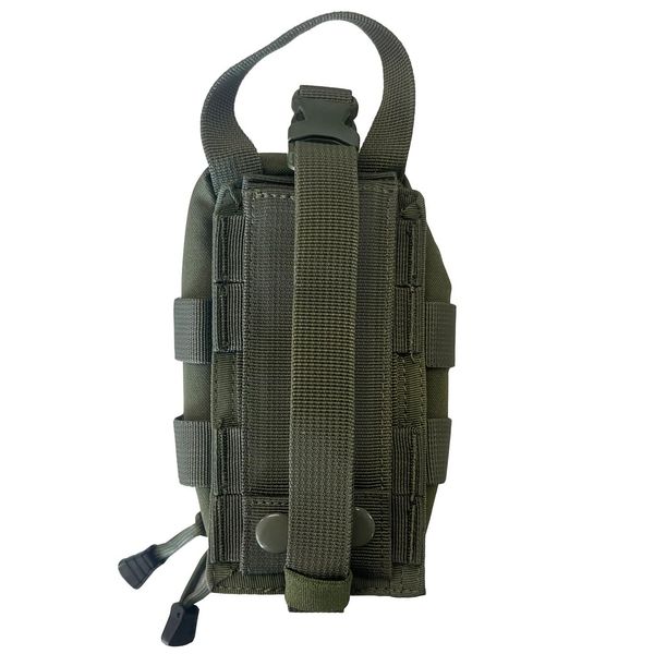 Rescue Essentials Mini Rip-Away IFAK Pouch (OD Green)