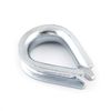 20 pc/s steel wire rope thimble 8mm galvanised DIN 6899B