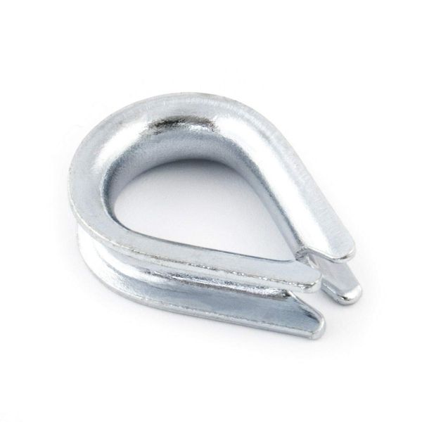 20 pc/s steel wire rope thimble 8mm galvanised DIN 6899B