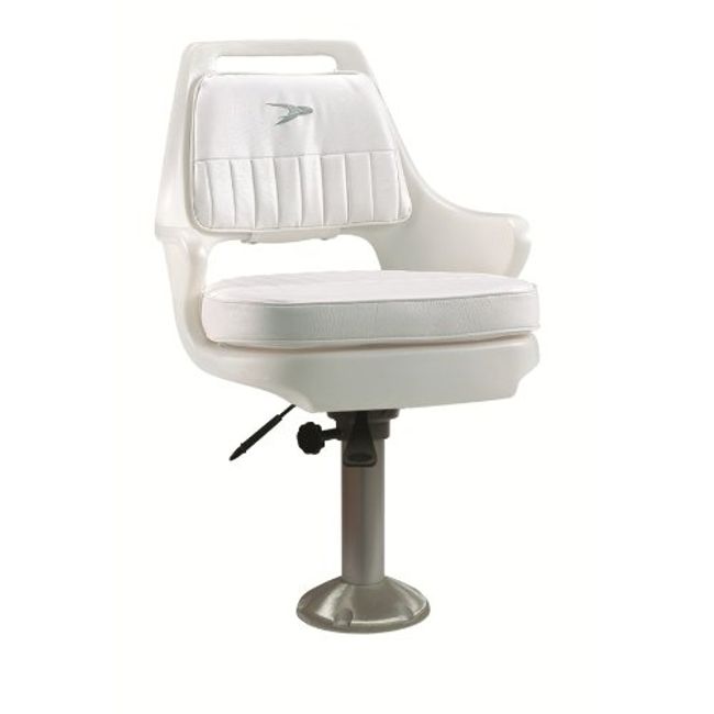 Wise 8WD015-710 Standard Pilot Chair with Cushions, Fixed Height Pedestal and Seat Slide