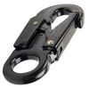 ProClimb Forged Aluminum Double-Lock Gate Captive Eye Snap Hook 27 kN - Black