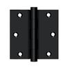 Deltana DSB3519-R DSB3519-R 3.5" x SQR Solid Brass Hinge Pair Matte Black