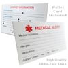 My Identity Doctor Hearing Dog ID Tag Custom Engraved Rectangle Plastic -Red - Medium