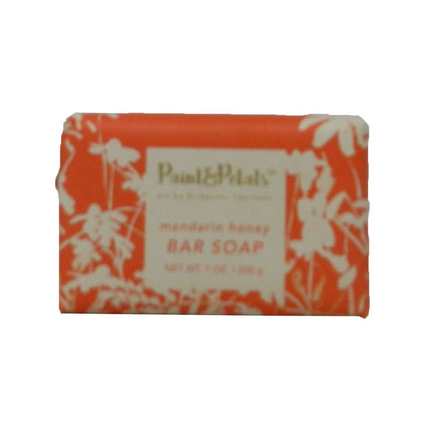 Paint & Petals Mandarin Honey Scented Bar Soap 7Oz