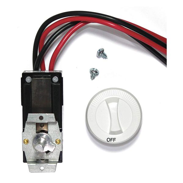 Cadet Com-Pak Electric Wall Heater Double Pole Built-In Thermostat Kit for Models CS, CM or CST (Model: CTT2W, Part: 67064), 22 Amp, 240/208/120 Volt, White