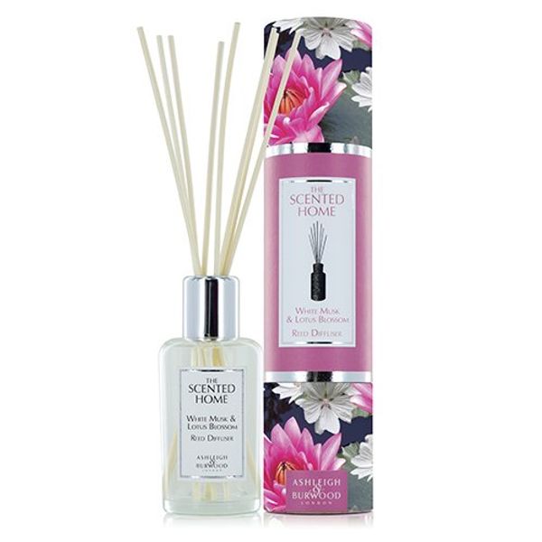 Ashleigh & Burwood Reed Diffuser 100ml White Musk & Lotus Blossom Reed Diffuser White Musk & Lotus Blossom Ashley & Burwood