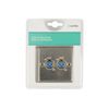 XLR Steel Socket Wallplate