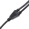 KAUMO Air Conditioning Fan USB Cable DC (3.8/1.4mm) x 2 UV Resistant Soft Cable