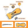 Bates- Razor Blade Scraper Set, 3 Pack, Razor Scraper Set with Extra 50 Plastic & 30 Metal Blades, Window Scraper Tool, Paint Scraper Tool