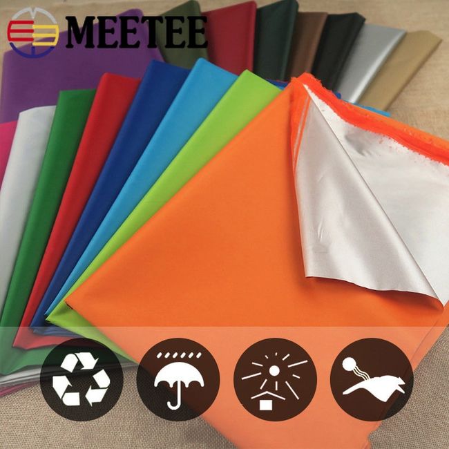 1M Waterproof Outdoor Oxford Fabric Silver Cloth Coated Tent Making  Material