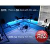 GAMING computer DESK light SYSTEM - FUN decoration ideas KID ROOM