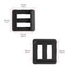 GLECTICAL 4Pcs Remote Retaining Clips for Tactical Flashlight Pressure Switch Mount, Pressure Switch Slot Control Base Pad Panel