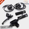 Combo Motorcycle 1" Handlebar Hand Grip + Switch Controls + Clutch Brake Levers