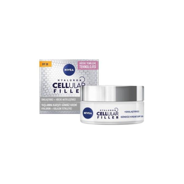 Nivea Hyaluron Cellular Fıller + Sıkılaştırıcı Yaşlanma Karşıtı Gündüz Kremi Spf 30 50 Ml