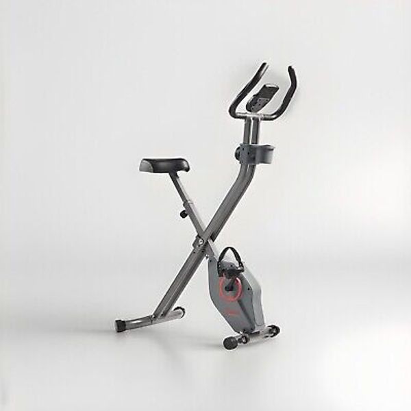 Sunny Health & Fitness Smart Foldable Exercise Bike, Portable Compact X-Bike