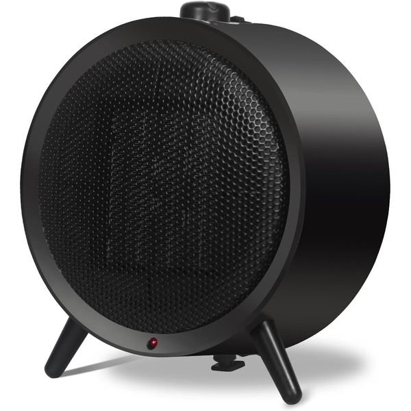 VENTIS * BLACK * CERAMIC SPACE HEATER ' 1500W ' LOW NOISE, EVEN HEAT