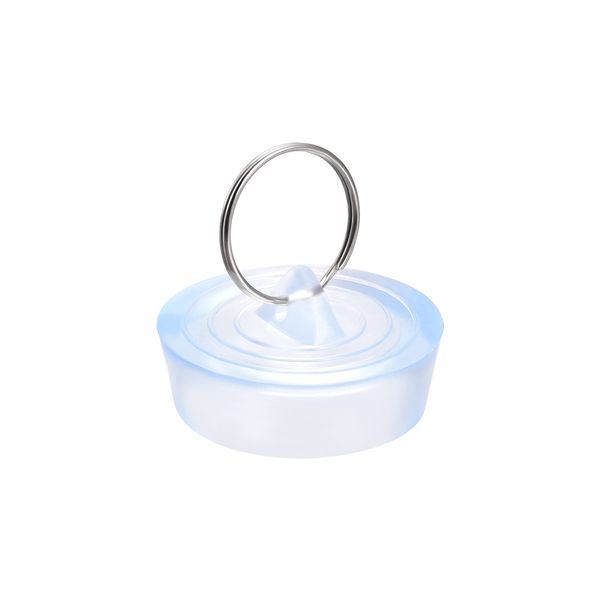 uxcell Rubber Sink Plug with Hanging Ring for Bathtub Kitchen Bathroom Drain Stopper Fit 38-41mm Drain Outlet Clear