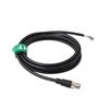 HangTon M12 A-Code 4 pin Male Aviation Sensor Encoder Power Cable to Bare Wire for Industrial Control Automation, Device Network DeviceNet, CANopen, IO Link, Profibus 2m