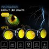 12 Volt Yellow Eagle Eye LED Lights For Car, ATV, UTV, Trailer, Motorcycle, Boat