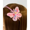 Bowbear Crystal Party Headband, Glittery Butterfly