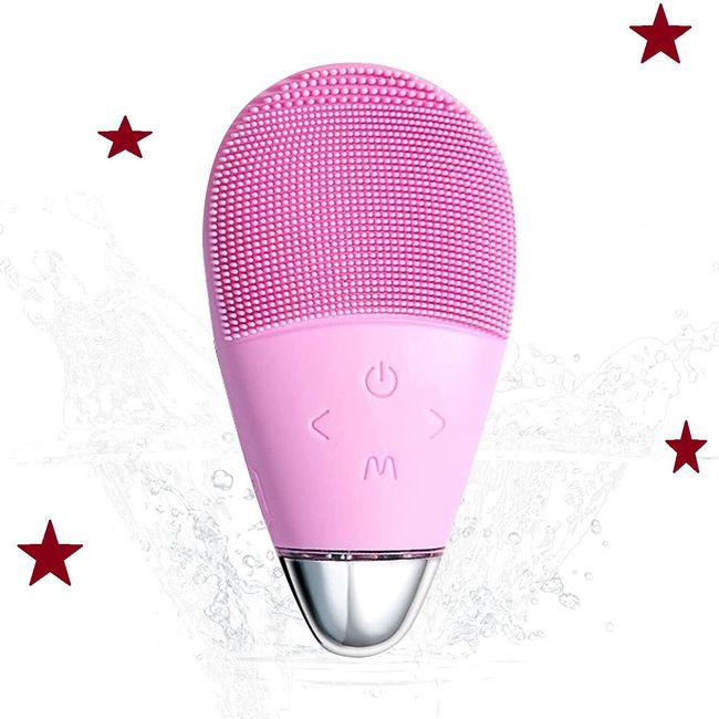 Sonic Facial Cleansing Brush with 5 Speeds 3 Modes Waterproof USB Rechargeable