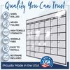 Large Laminated Dry Erase Wall Calendar (Medium (24" 36")) Medium (24" * 36")