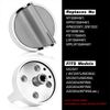 W10594481 Replacement Sliver Stove Range Kit Part for Whirlpool Control Knobs