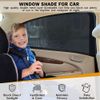 2x Car Window Sun Shade Auto Side Window Mesh Cover Truck Sun Visor UV Protector