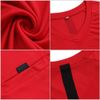 SHINESTONE Men’s Soccer Short Sleeves Referee Jersey (Red, Medium)
