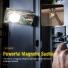 Mini Pocket LED Flashlight Magnetic Work Light Torch Rechargeable Lamp Hiking