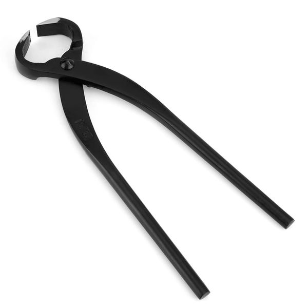 Hand Forged Bonsai Root Cutter, Round Edge Concave Cutters Head Branch Knob Cutter Manganese Tools Gardening Pruner Wire Cable Trunk Splitter Scissors Multipurpose Garden Plants Accessories
