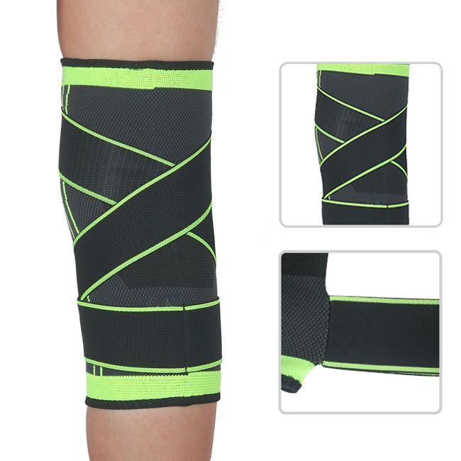 SKDK 1PC Non-Slip Knee Brace Compression Knee Sleeve Sports Knee Pad  Running Basketball Fitness Cycling Tennis Knee Support