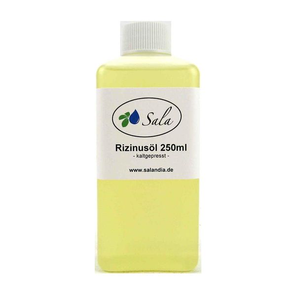 Sala Castor Oil Cold Pressed Ph. Eur. (250ml HDPE Bottle)