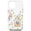 Hülle für iPhone 14 Plus Birdhouse and Flowers