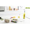Gastromax Food Storage Container, Transparent White, 1 L