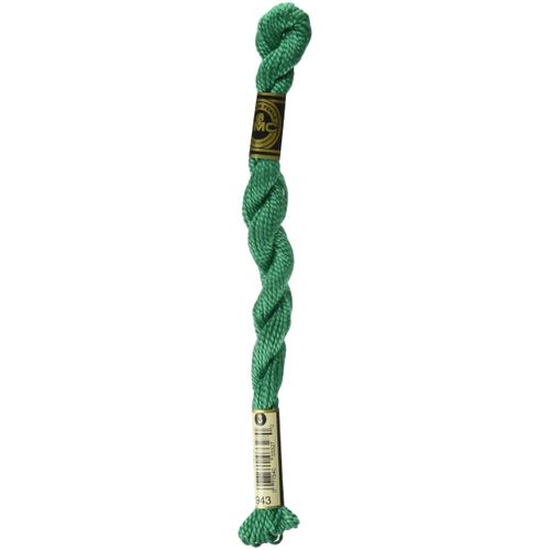 DMC Pearl Cotton Skein Size 3 16.4yd-Medium Aquamarine Embroidery Accessory