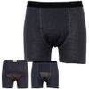 Incontinence Pants, Urinary Leak Pants, 5.1 fl oz (150 cc), Absorbent, Men's, Incontinence Prevention, Prevents Urinary Spills, Boxer Type, Pack of 1, Charcoal Gray, Size S