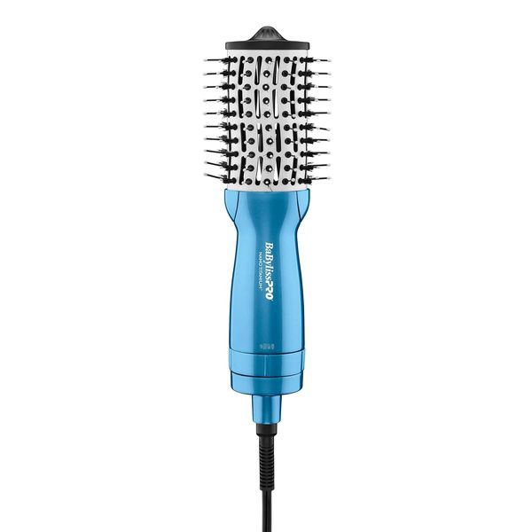 BaBylissPRO Nano Titanium 2 Inch Compact Hot Air Brush, Hair Styling Tools & Appliances, BNTMHBUC, Blue