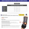 Champion Elbow Brace, Adjustable Compression Support Strap, Airmesh Fabric, Grey, Medium
