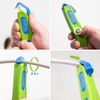 WEICON Tools Cable Knife No. S 4-28 Multi Green Line/Sustainable raw Materials/with Stripping Function in The housing