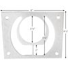 Harman Ceramic Insert Plate Gasket: 3-44-237639