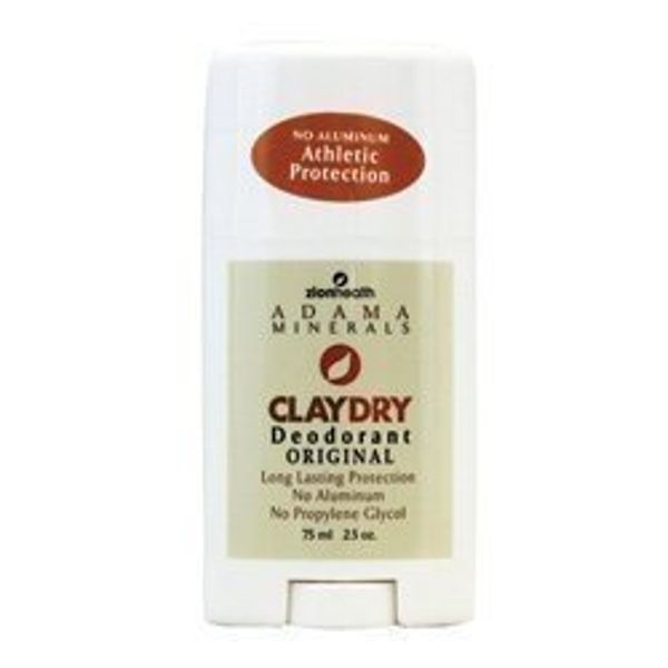 Zion Health Adama Minerals Clay Dry Deodorant Original - 2.5 oz