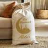 The Gift Project PERSONALISED Eid Mubarak Sack Gold Design - Eid Sack