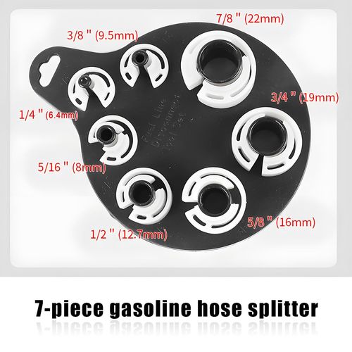 Wevdn Air Conditioner Fuel Line Disconnect Tool Set, Auto AC Fuel Line Quick Disconnect Tool with 7 Popular SAE Standard Sizes, Plastic Air Condition Oil Pipe Line Removal Tool Set